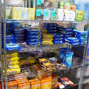 LARGE LOT OF ASSORTED COOKIES AND TEA