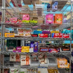 LARGE LOT OF FRUIT SNACKS AND CHOCOLATES INCLUDES