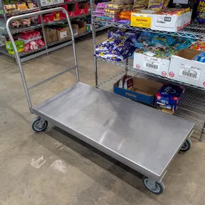 STEEL INVENTORY CART ON CASTORS