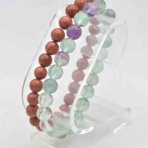 #110-NATURAL SAND STONES & MULTI-COLOUR  FLOURITE