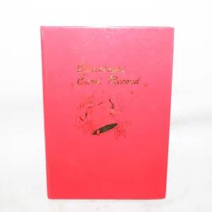 VINTAGE CHRISTMAS CARD RECORD ADDRESS BOOK- NEW