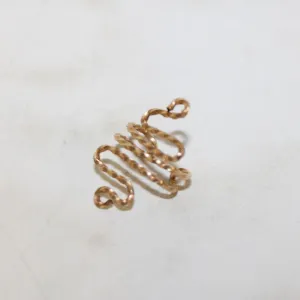 TWISTED SNAKE STYLE TOE RING