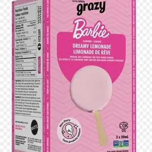Grazy Barbie Dreamy Lemonade Frozen Bars 8x288g