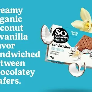So Delicious Coconut Vanilla Sandwiches 6x544ml