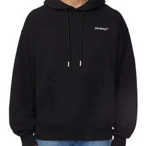 Off-White Black Hoodie, Model 1993541, Size M