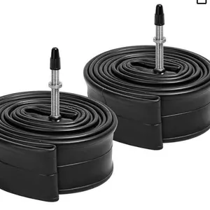 YUNSCM Butyl Rubber Inner Tube for Bicycles, 27.5 x 2.1/2.4 AV