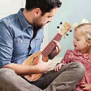 YOLO Ukulele With Wooden Finish, 4-String,
