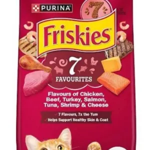 Purina Friskies 7 Favourites Dry Cat Food, 1.42 kg Bag