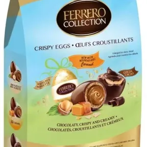 Ferrero Collection Crispy Eggs with Caramel Filling, 50 Pieces