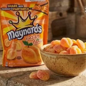 Maynards Fuzzy Peach Share Size Packs (5 x 308g)
