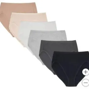 Room Service 6-Pk Classic Fit Hi-Cut Underwear - LG