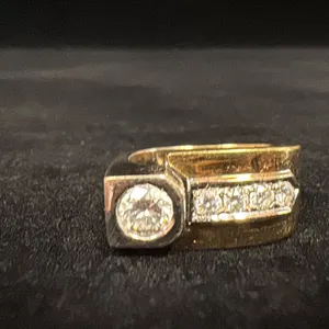APPROX 18K LADIES RING SET WITH DIAMONDS (.04-.45CT, 8.2G)