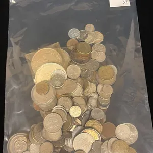 CANADA & US SILVER COINS, WORLD COIN ASSORTMENT