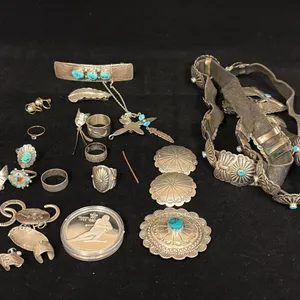 MISC JEWELRY 1.4G GOLD & 136.7G SILVER CONTENT)