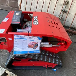 MMS MODEL 800 REMOTE CONTROLLED GAS POWERED LAWN MOWER WITH TRACKS
