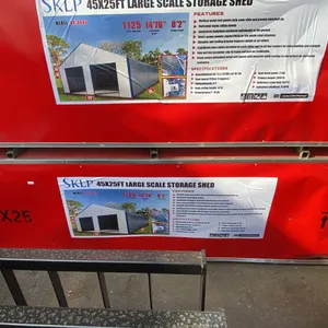 SKLP SK-SS45 45' X 25' LARGE SCALE STORAGE SHED *IN LARGE CRATE*