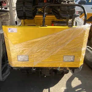 SDLANCH SDLD25 YELLOW RIDE ON GAS POWERED MINI CRAWLER DUMPER, 3 SPEED WITH 9" TRACKS &