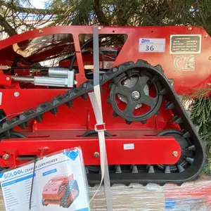 MMS MODEL 800 REMOTE CONTROLLED GAS POWERED LAWN MOWER WITH TRACKS
