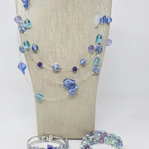 Avenue Glass Bead Necklace Lot