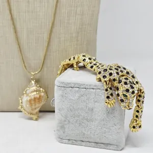 Vintage Articulated Leopard Brooch
