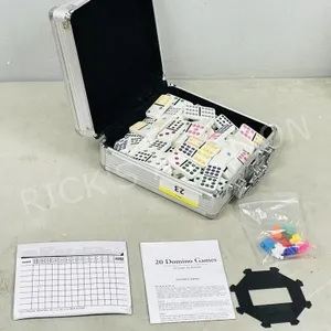 hard shell case w/ domino games