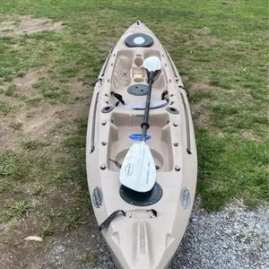 Kyak with paddle