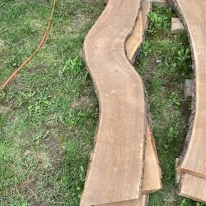 Set of 3 Black cherry wood