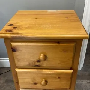 Pine bedside dresser
