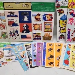Vintage 1980s Sticker Packs + Sheets