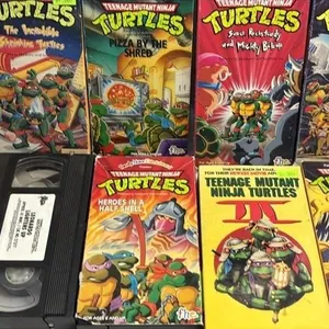 Vintage Teenage Mutant Ninja Turtles VHS Lot