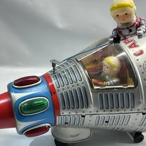 Vintage Modern Toys Space Capusle 7 Tin Toy