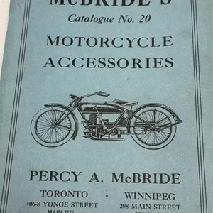 Original McBrides Motorcycle Accessories Catalogue