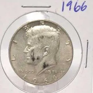 1966 Kennedy Silver Half Dollars