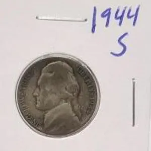 1944 S Jefferson Silver War Nickel
