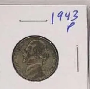3 - 1943 P Jefferson Silver War Nickels