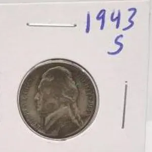 1943 S Jefferson Silver War Nickel
