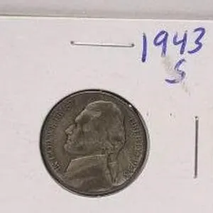 3 - 1943 S Jefferson Silver War Nickels