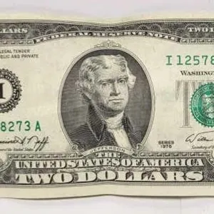 1976 Jefferson $2 Bill