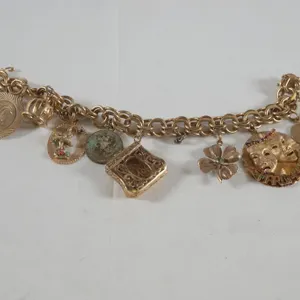 14k Yellow Gold Charm Bracelet