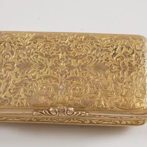14k Yellow Gold Cigarette Case