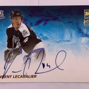 2001-02 Topps OPC Hockey Vincent Lecavalier Certified Autograph Card