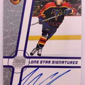 2002-03 Topps Stadium Club Lone Star Signatures Ilya Kovalchuk Autograph Card