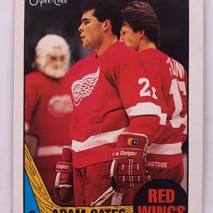 1987-88 O-Pee-Chee Adam Oates Detroit Red Wings Card