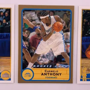 2003-04 Topps Carmelo Anthony Rookie Card Lot (3 Cards)