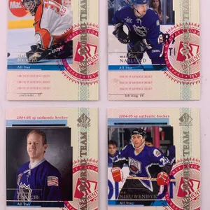 2004-05 Upper Deck SP Authentic All-Star Hockey Card Set