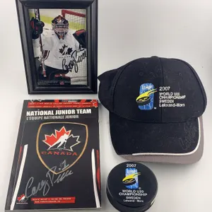 2007 IIHF World U20 Championship Carey Price Signed Canada Junior Memorabilia Lot