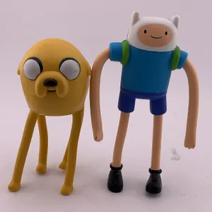 Adventure Time Figure Lot (Finn & Jake) Bend'Ems