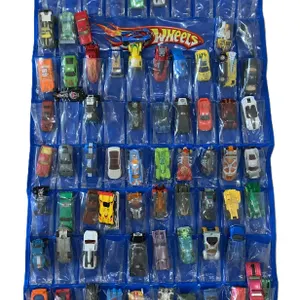 Die‑Cast Toy Car Collection Lot (Hot Wheels / Matchbox Style) with Storage Case
