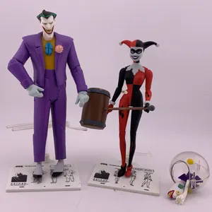 DC Collectibles Animated Series Joker & Harley Quinn Action Figure Lot