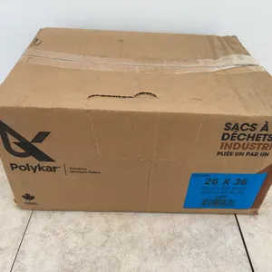 Case of 26”x 36” blue garbage bags